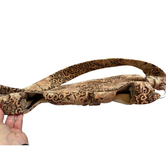 Dana Herbert New Handcrafted Cottagecore Floral Tapestry Shoulder Bag Boho Chic - Picture 9 of 13